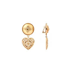 Prestige clip-on earrings - gold