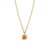 Sun Pendant Necklace - Pink
