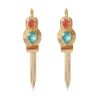 Sun sleeper earrings - multicolored