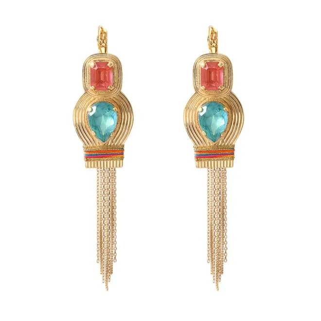 Sun sleeper earrings - multicolored