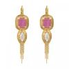 Sun sleeper earrings - roses