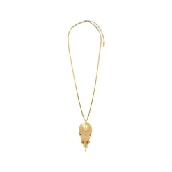 Toi&Moi long necklace - gold