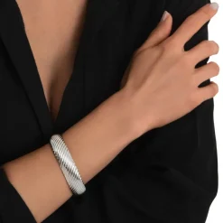 Zaza bangle bracelet - silver