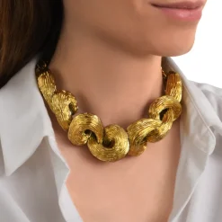 Zaza short necklace - gold